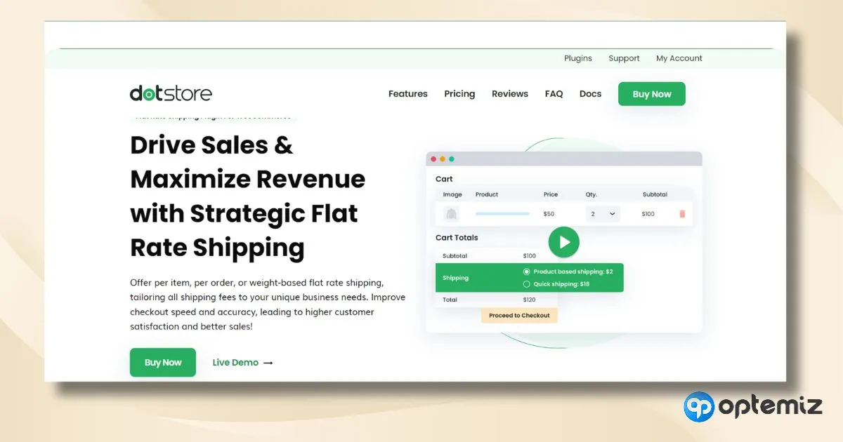 Flat Rate Shipping Plugin