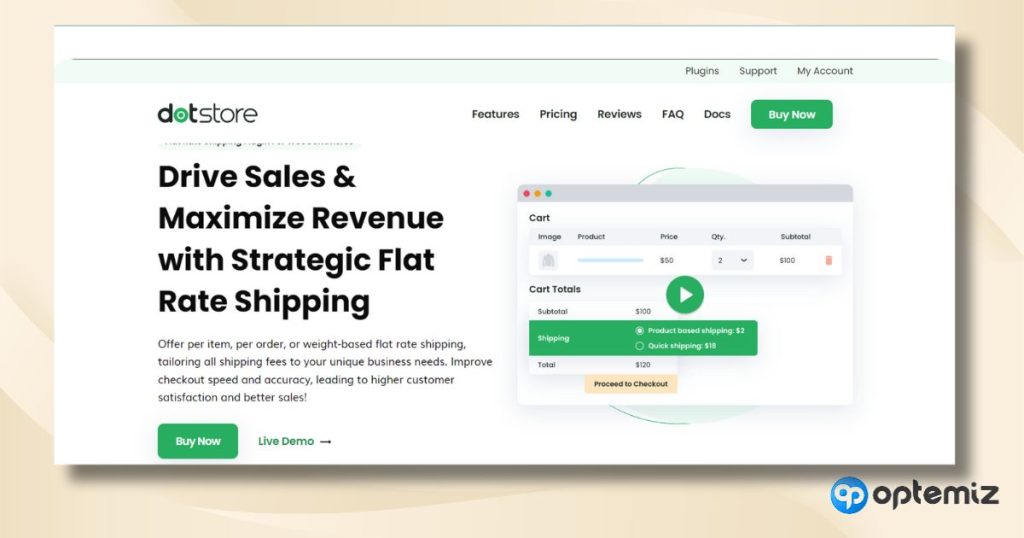 Flat Rate Shipping Plugin