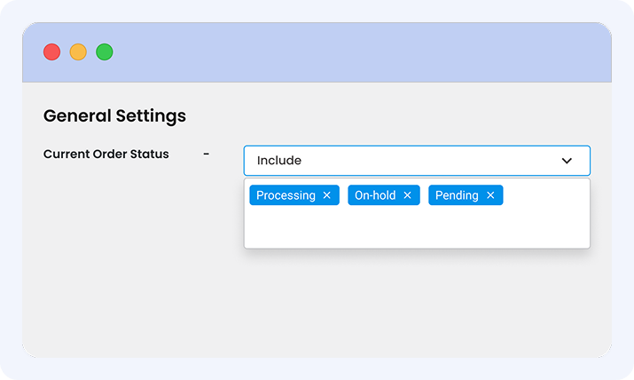 Current order status Current Order Status Restrictions