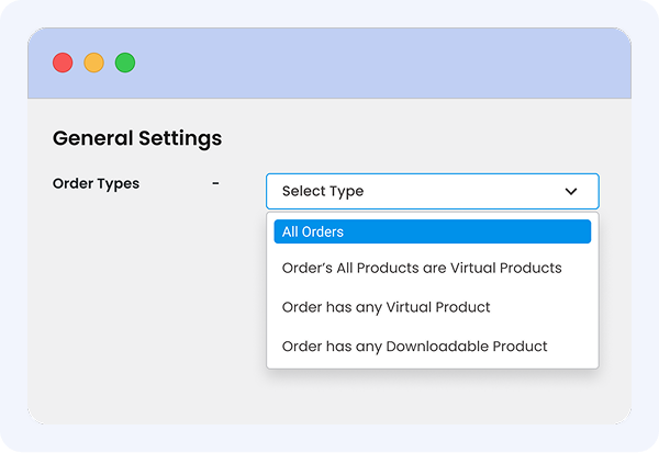 Order Types Order Types Restrictions