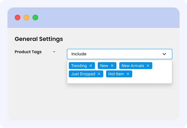 Product Tags Product Tags Restrictions