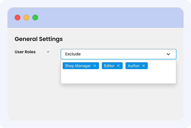 User Role User Role Restrictions